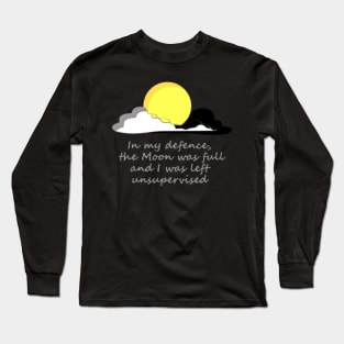 Full Moon Long Sleeve T-Shirt